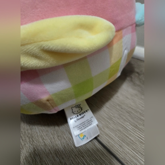 Squishmallows Hello Kitty Easter Bunny Plush Toy Sanrio Kellytoy Pink 10" Gift - Picture 3 of 7